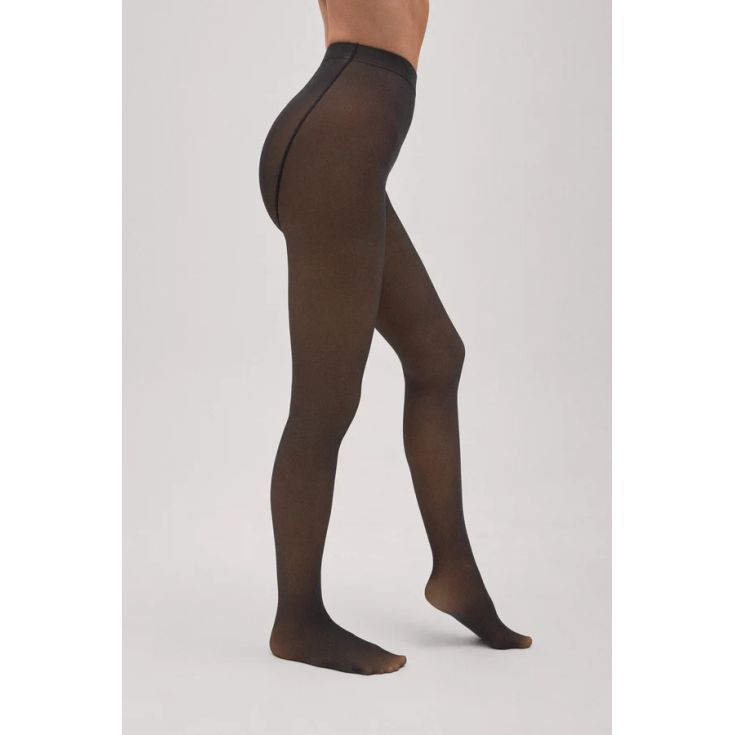 ysabel mora panty termico transparente 80 den negro