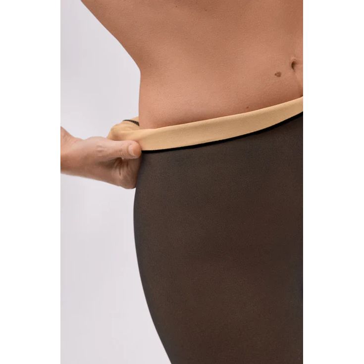 ysabel mora panty termico transparente 80 den negro