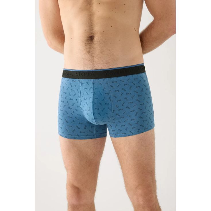 ysabel mora pack 2 boxer estampado perro y hueso