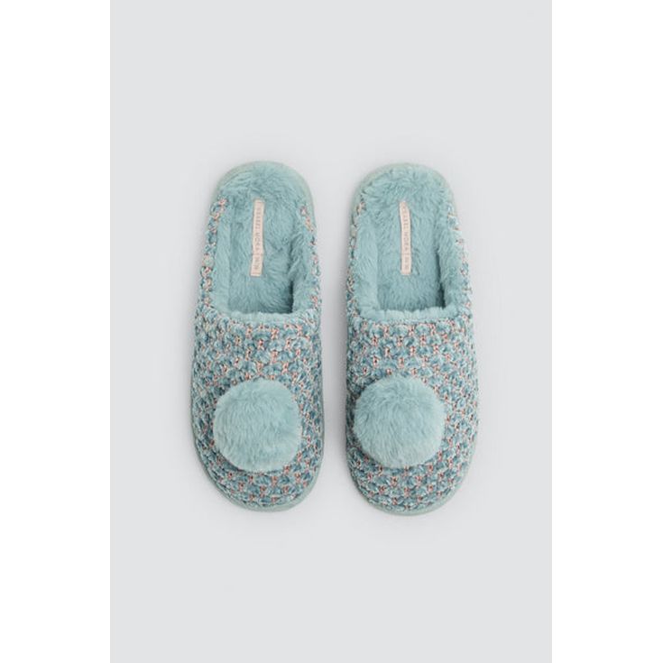ysabel mora zapatilla verdes con pompon ysabel mora zapatilla verdes con pompon