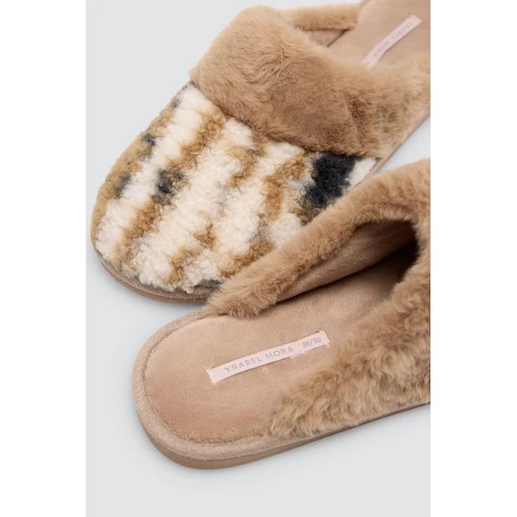 ysabel mora zapatilla de pelo animal print ysabel mora zapatilla de pelo animal print