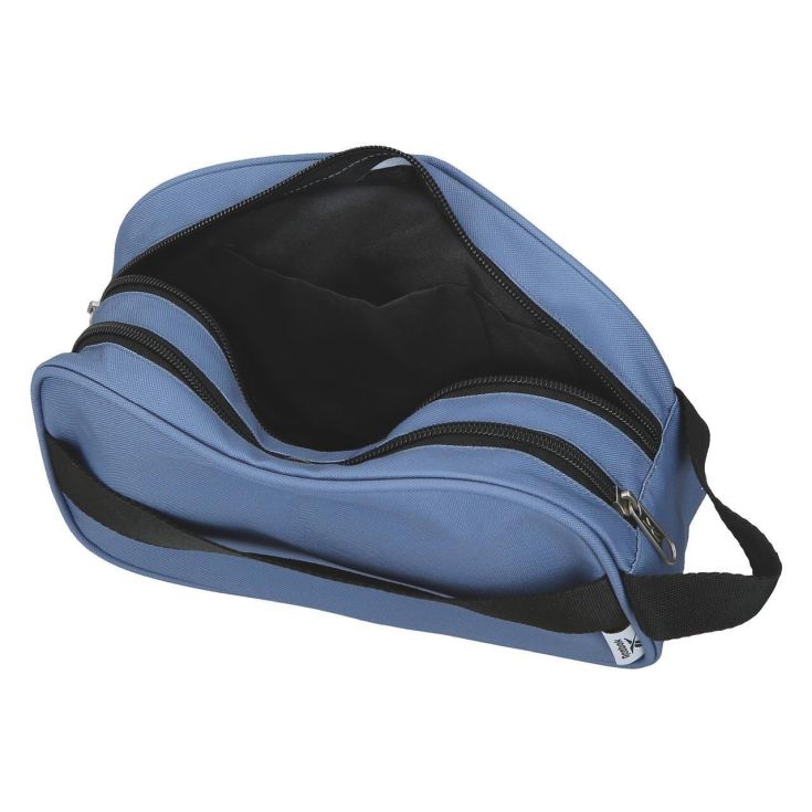 reebok neceser estuche con dos departamentos azul