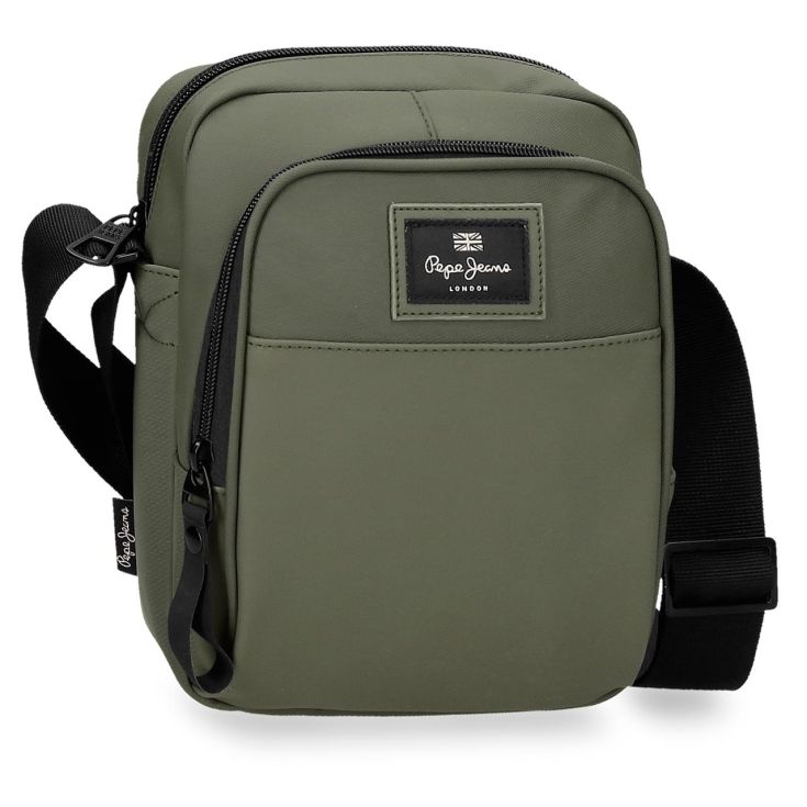 pepe jeans bandolera dudley verde oscuro
