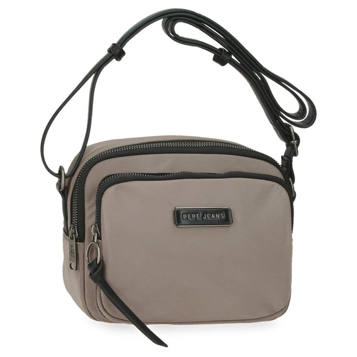 pepe jeans bandolera de viaje wander taupe