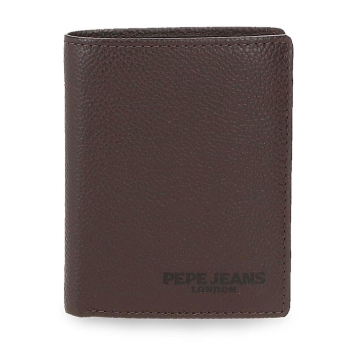 pepe jeans billetero lander marron