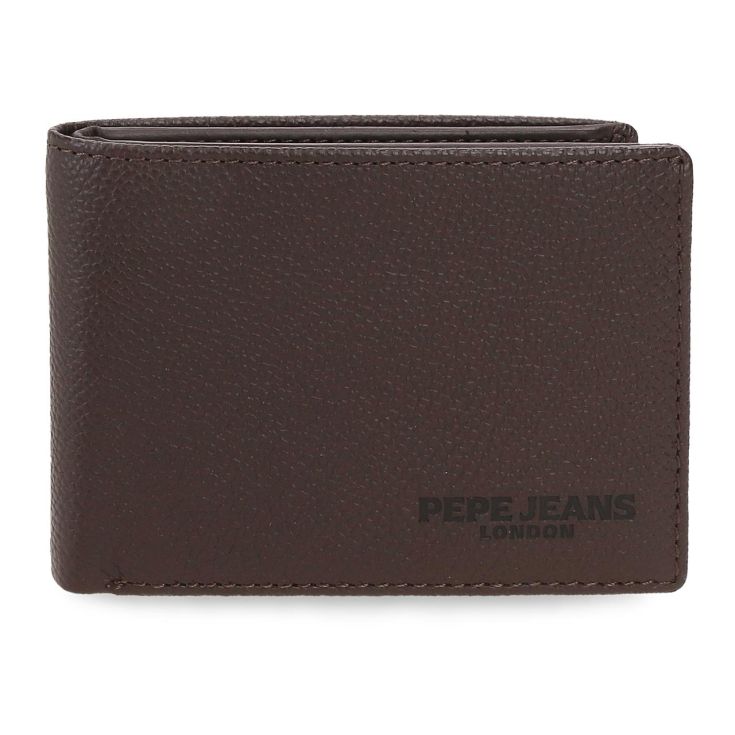pepe jeans billetero lander marron