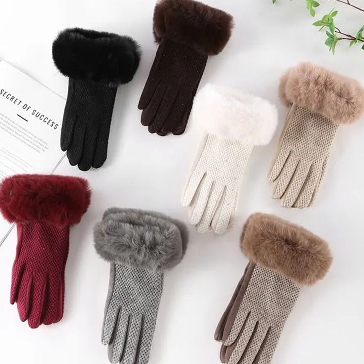 guantes pelo rejilla color surtido