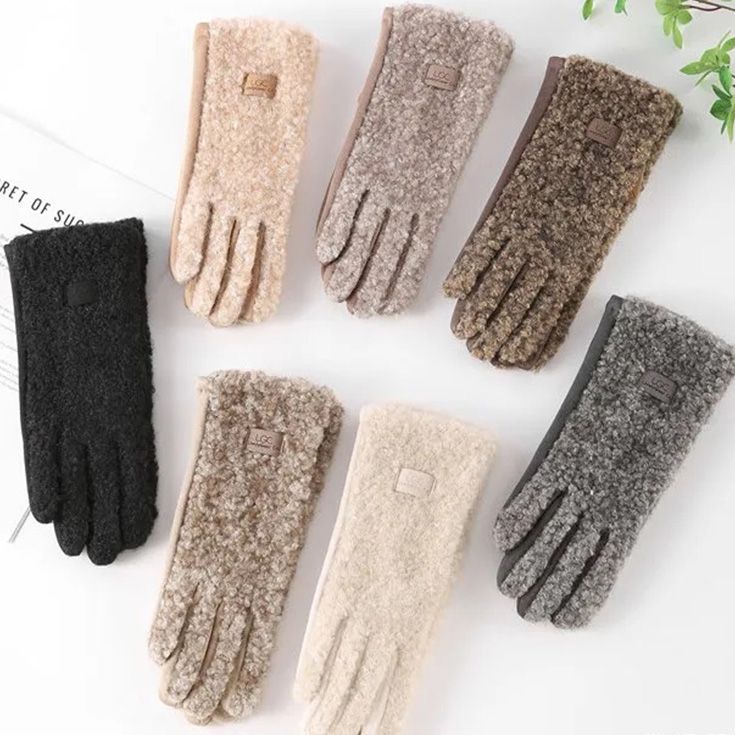 guantes color surtido