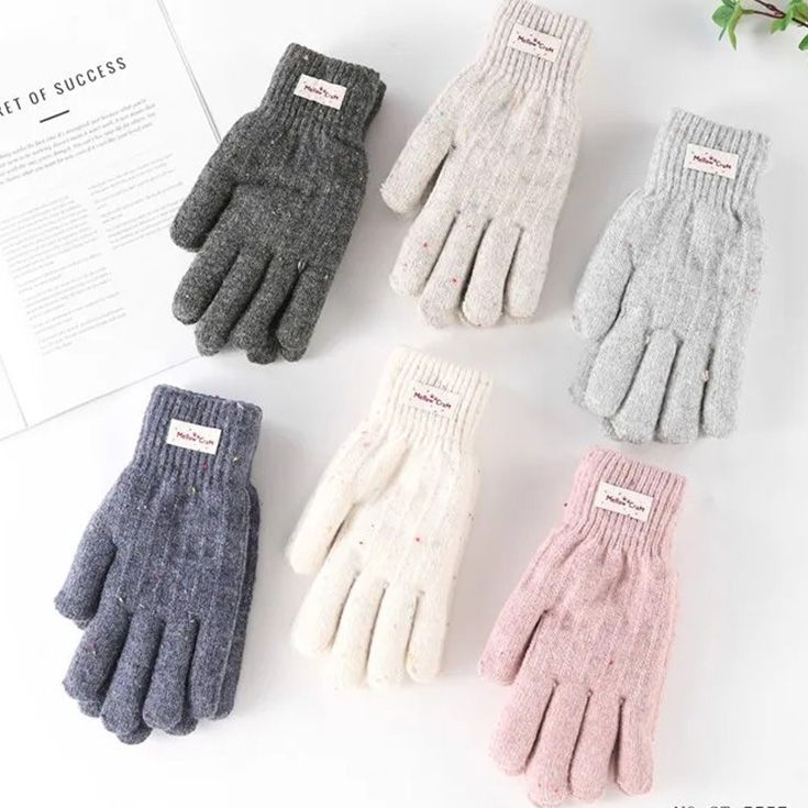guantes pelo color surtido