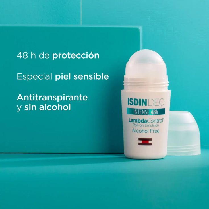 isdin lambda desodorante roll-on alcohol free 50ml isdin lambda desodorante roll-on alcohol free 50ml