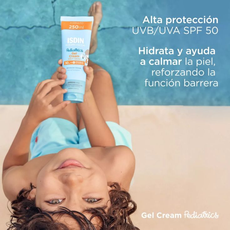 isdin pediatrics fotoprotector gel cream spf50+ 250ml