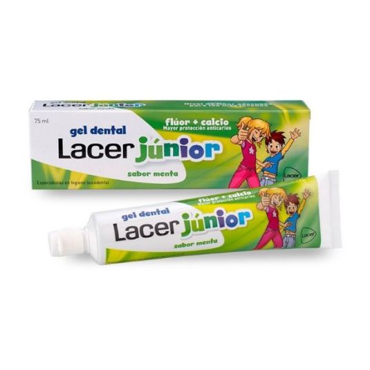 lacer gel junior menta 75ml