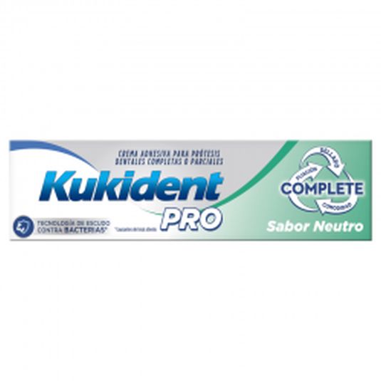 kukident pro crema adhesiva dentaduras postizas sabor neutro 47 gr.