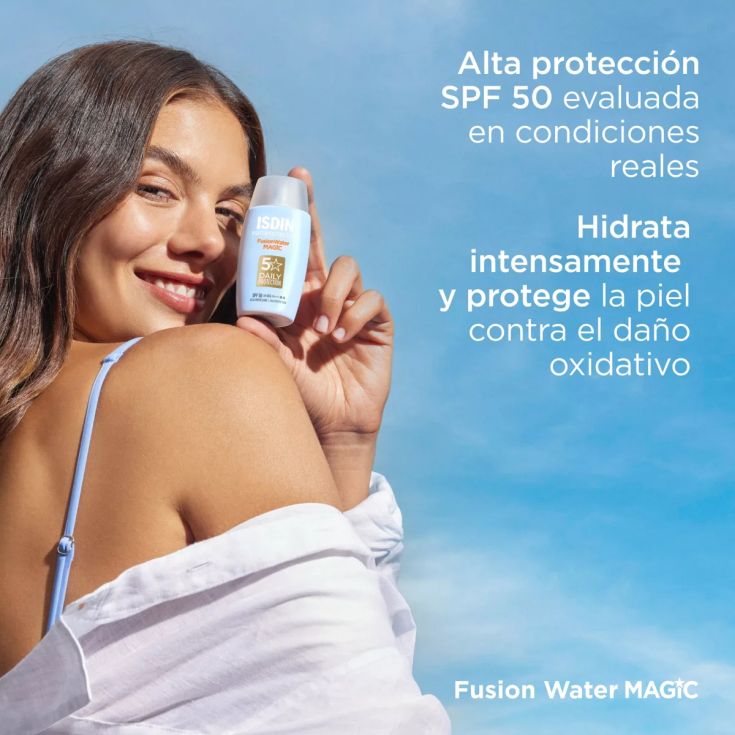 isdin fotoprotector facial isdin fusion water spf50+ 50ml