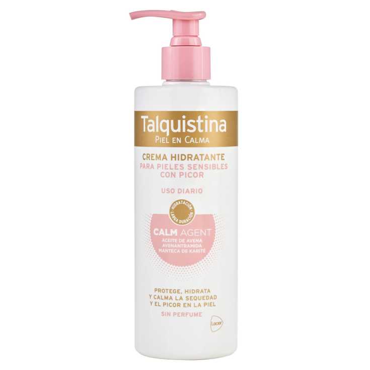 talquistina crema hidratante dosificador 400ml