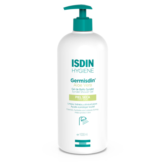 isdin germisdin gel de baño aloe vera sin jabon 1 litro