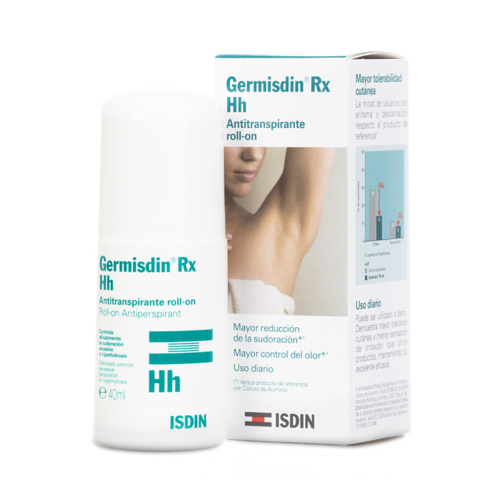 isdin germisdin rx hh antitranspirante desodorante roll-on 40ml isdin germisdin rx hh antitranspirante desodorante roll-on 40ml