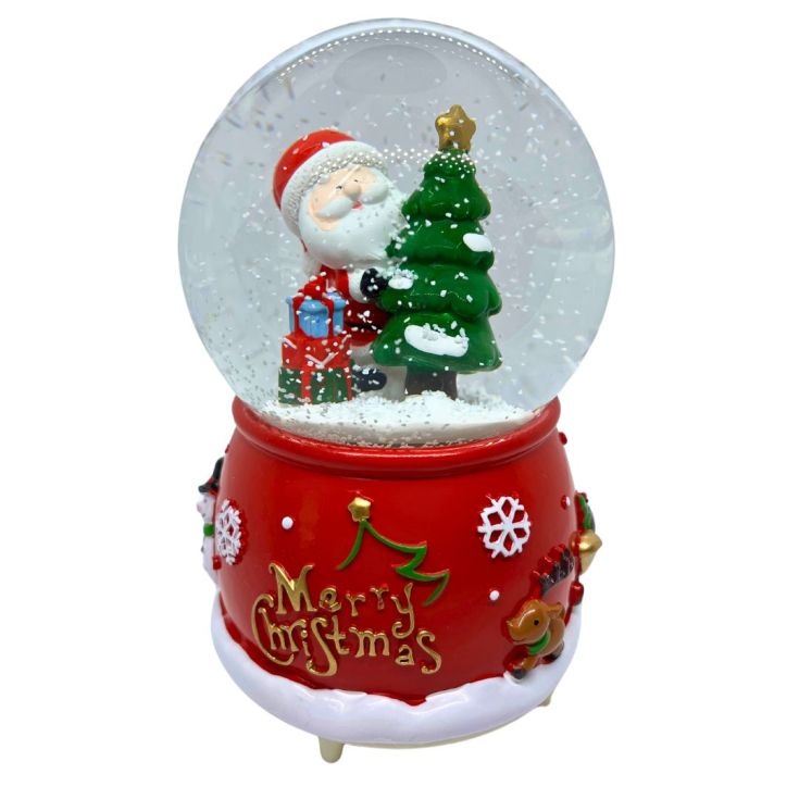 bola de nieve papa noel 16cm