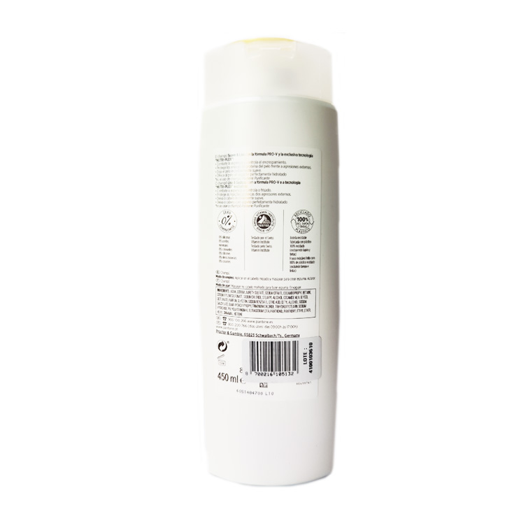 pantene champu nutri-plex suave liso 385+65ml