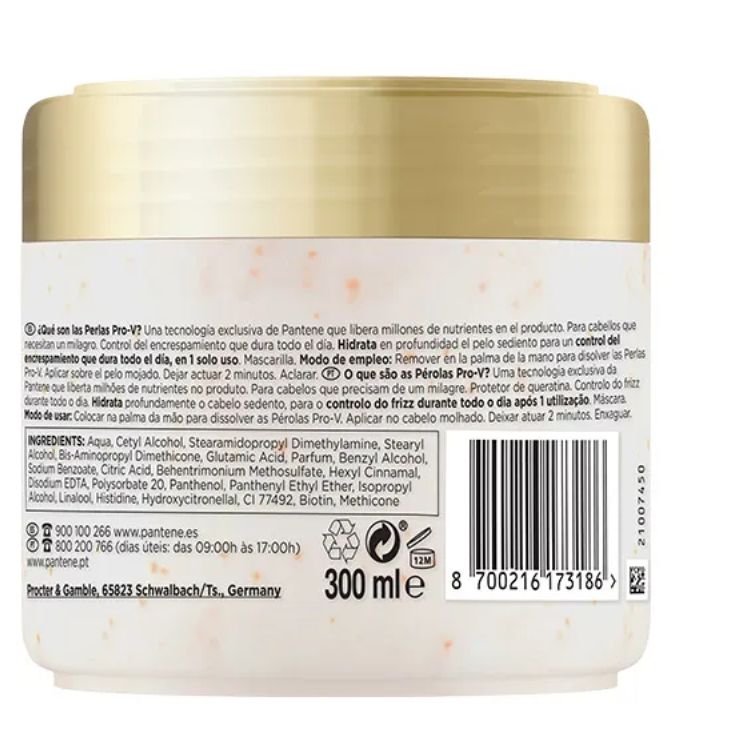 pantene pro-v miracles ultra nutritiva mascarilla 300ml
