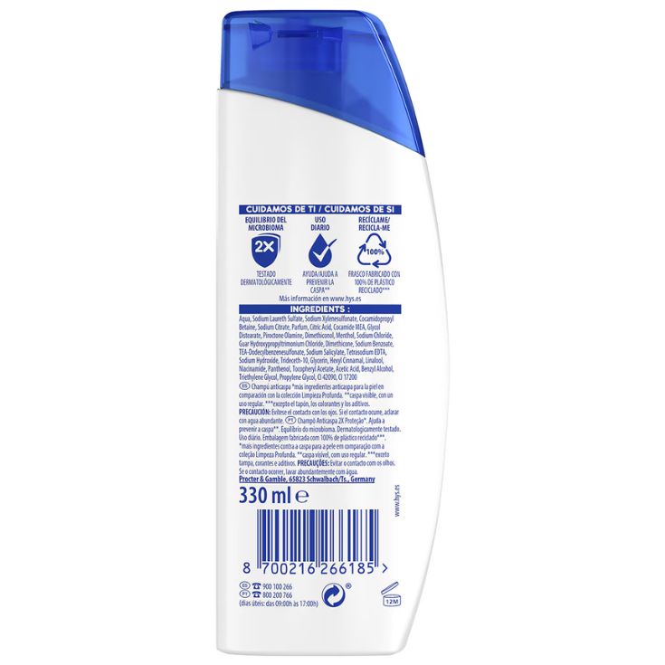h&s menthol fresh champu anticaspa 330ml