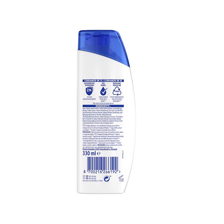 h&s champu anticaspa nutre & cuida 330ml