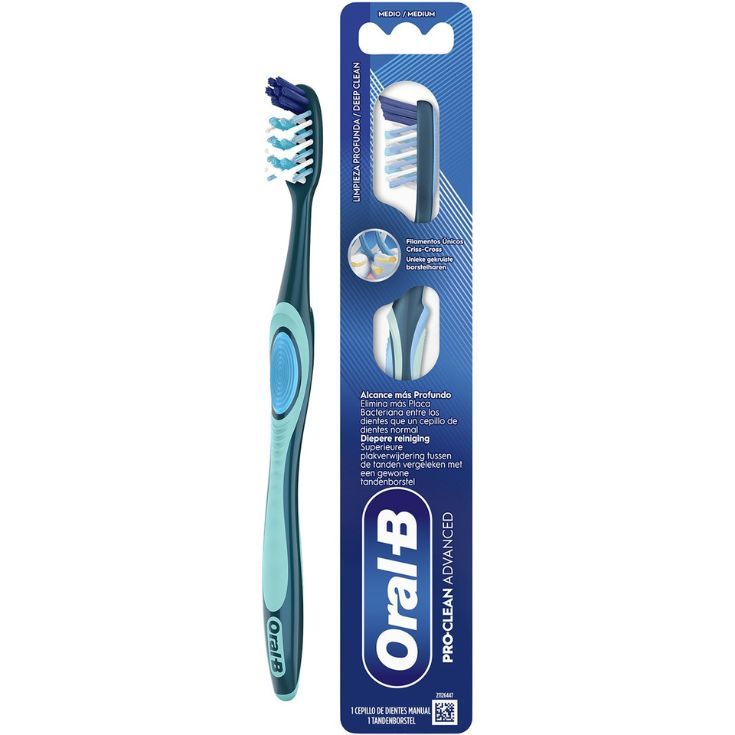 oral-b cepillo manual pro-clean medio oral-b cepillo manual pro-clean medio