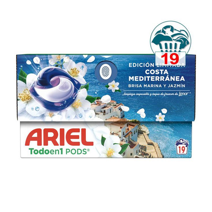 ariel pods costa mediterranea 19uds