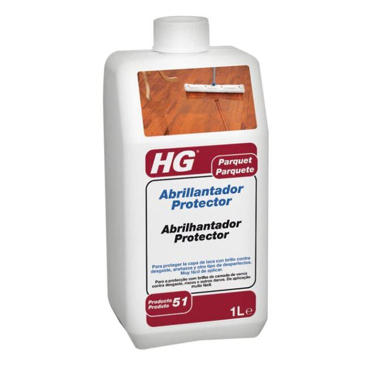 hg abrillantador protector parquet 1 litro