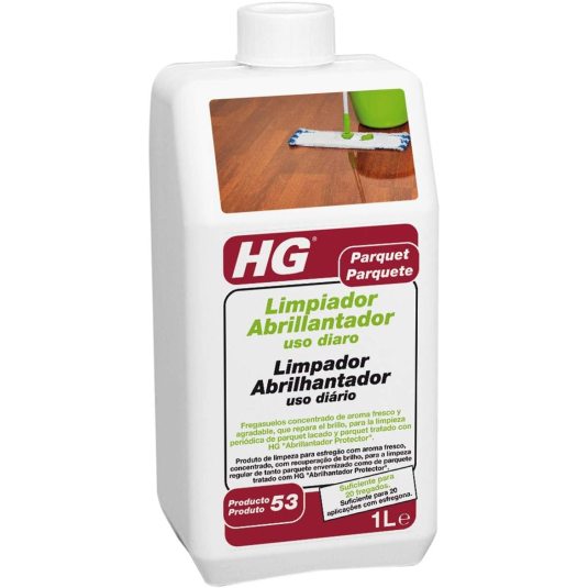 hg limpiador y abrillantador parquet 1l.