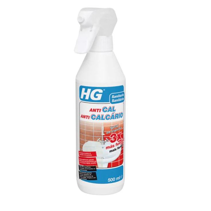 hg limpiador antical spray en espuma baños 500ml