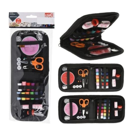 kit de costura completo con cremallera