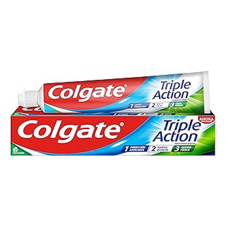 colgate triple accion pasta de dientes 75ml colgate triple accion pasta de dientes 75ml