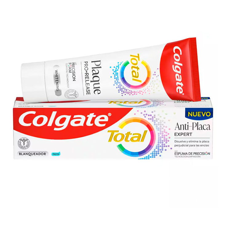 colgate total anti-placa blanqueante 75ml colgate total anti-placa blanqueante 75ml