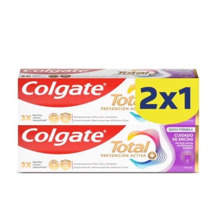 colgate total encías sanas 75ml duplo colgate total encías sanas 75ml duplo