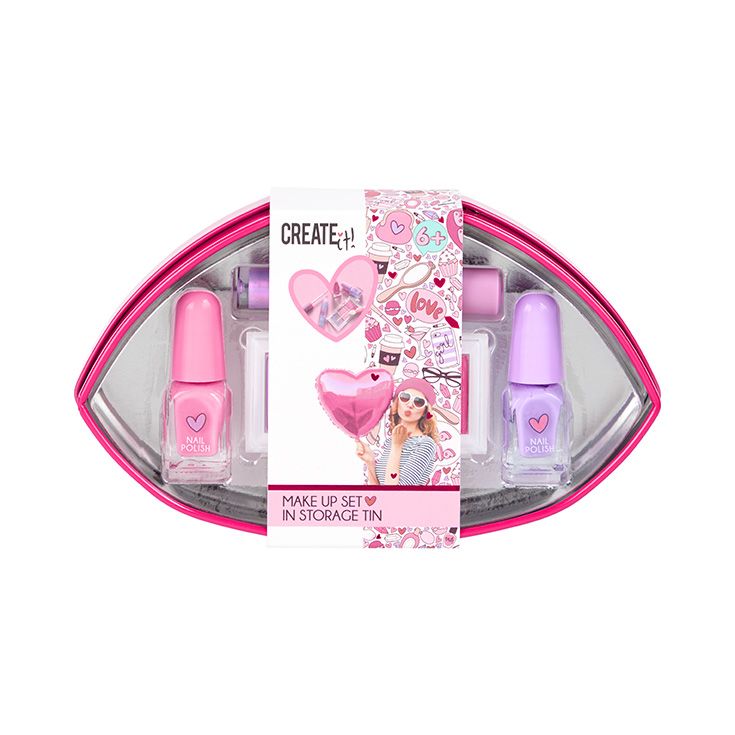 create it! bofre pintauñas+sombras de ojos