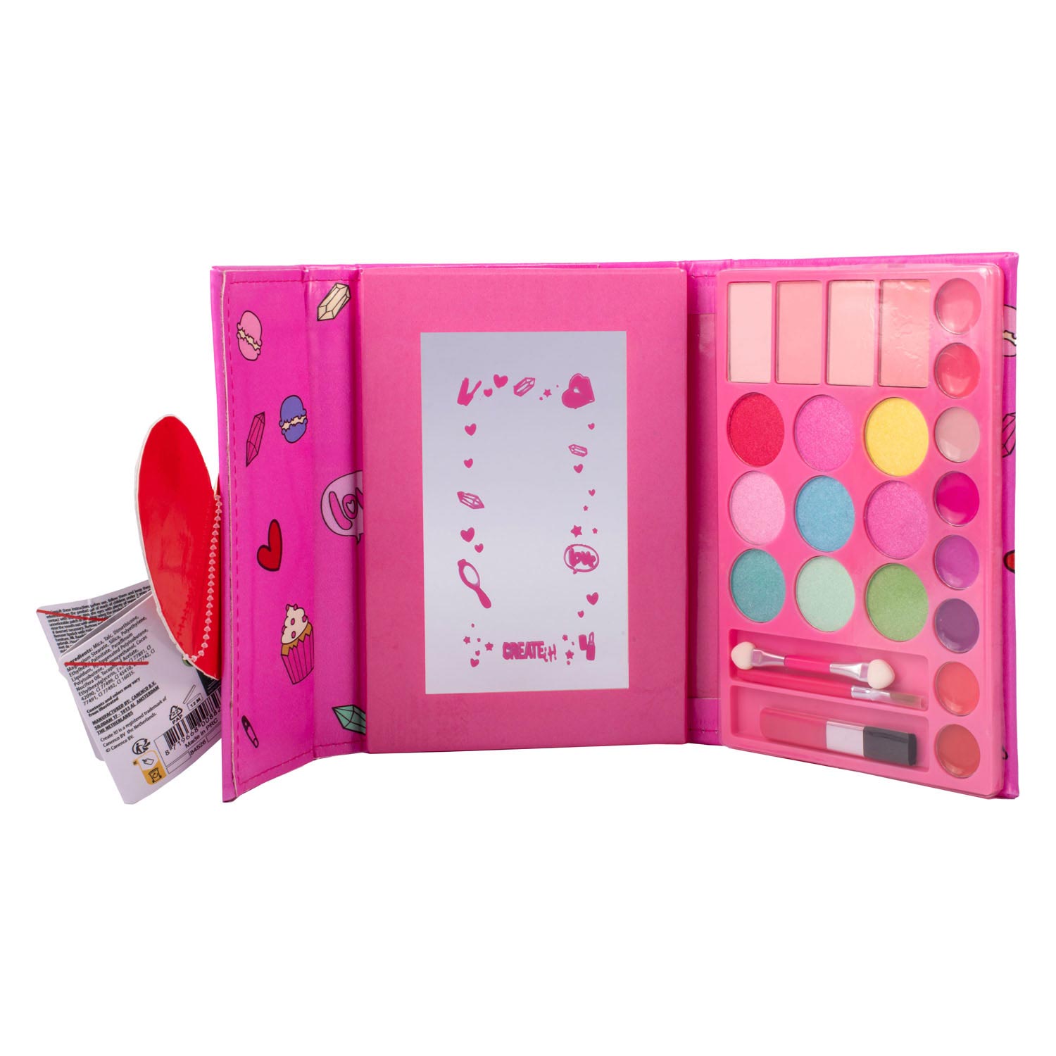 create it! makeup book magnet closure