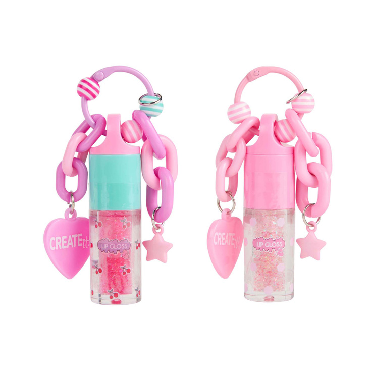 create it! lip gloss llavero para bolso