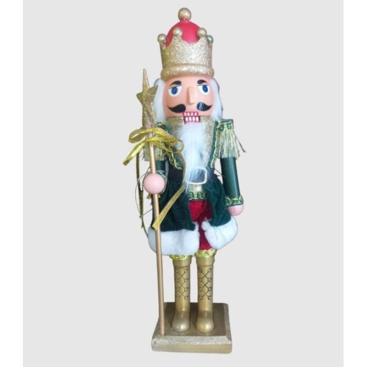 figura navideña de cascanueces 38cm