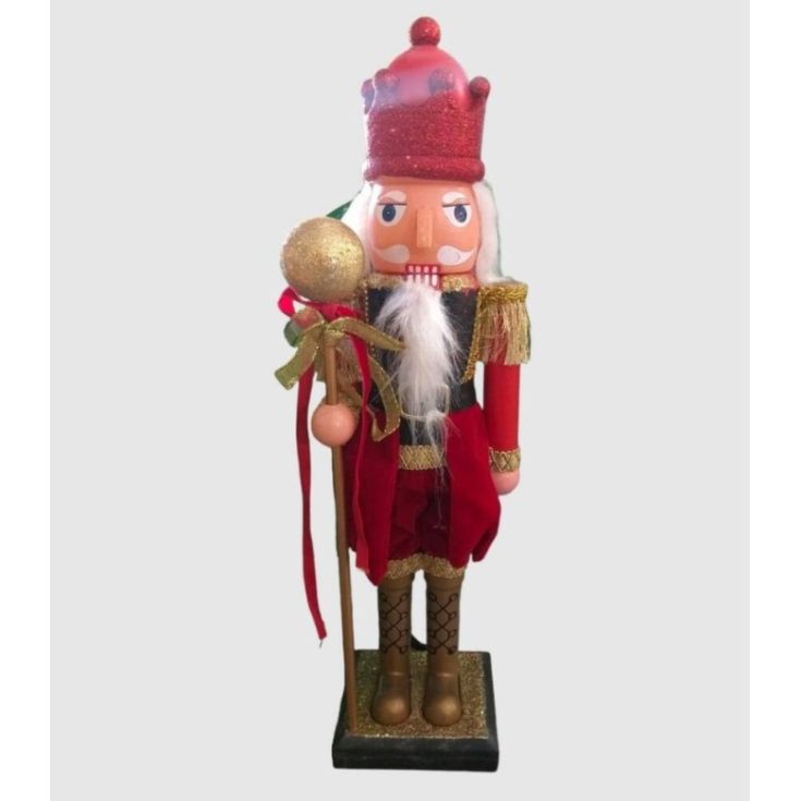 figura navideña de cascanueces 38cm