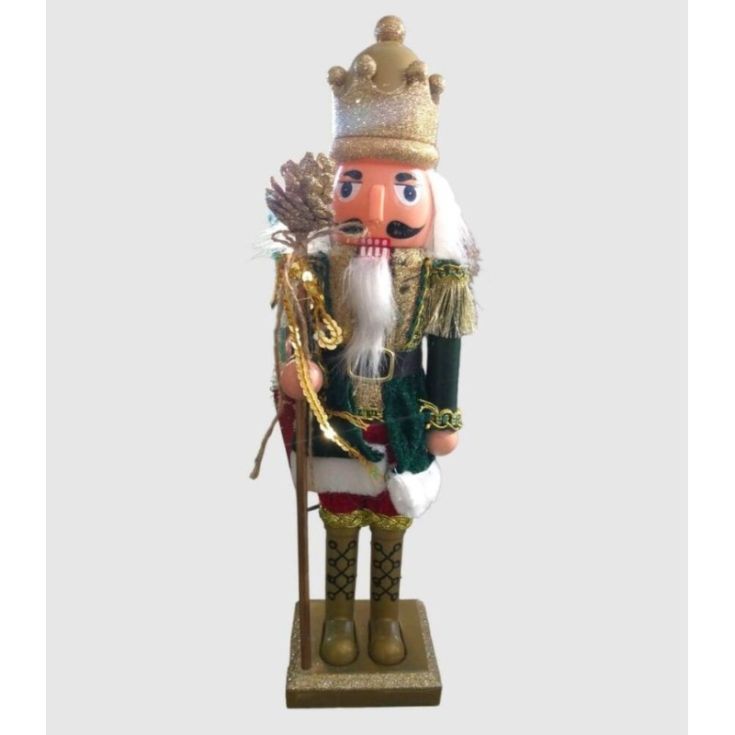 figura navideña de cascanueces 38cm
