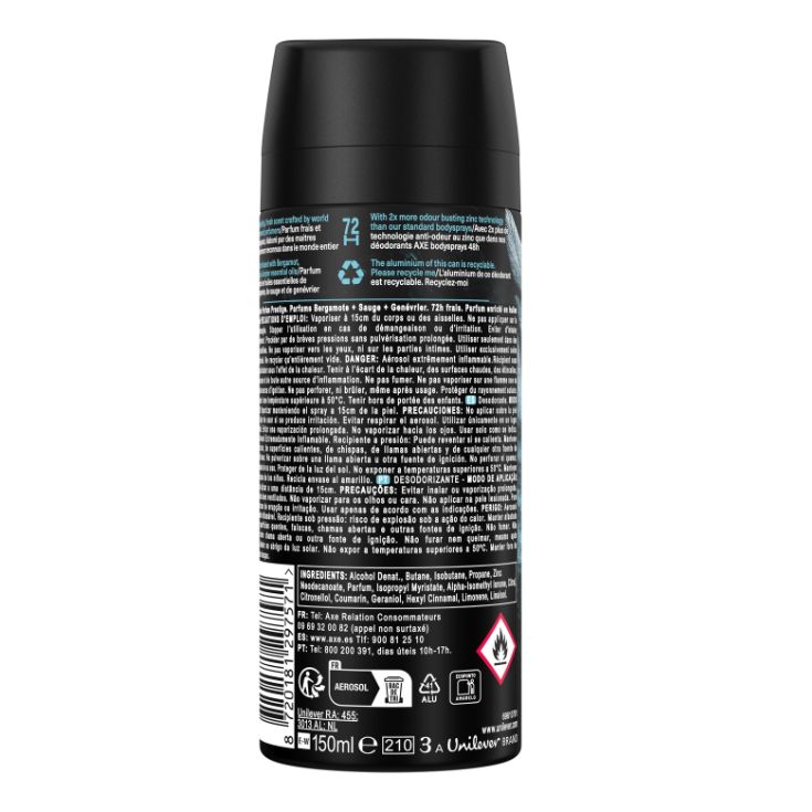 axe desodorante aqua bergamot 150ml axe desodorante aqua bergamot 150ml