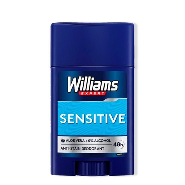 williams sensitive desodorante stick 75ml williams sensitive desodorante stick 75ml