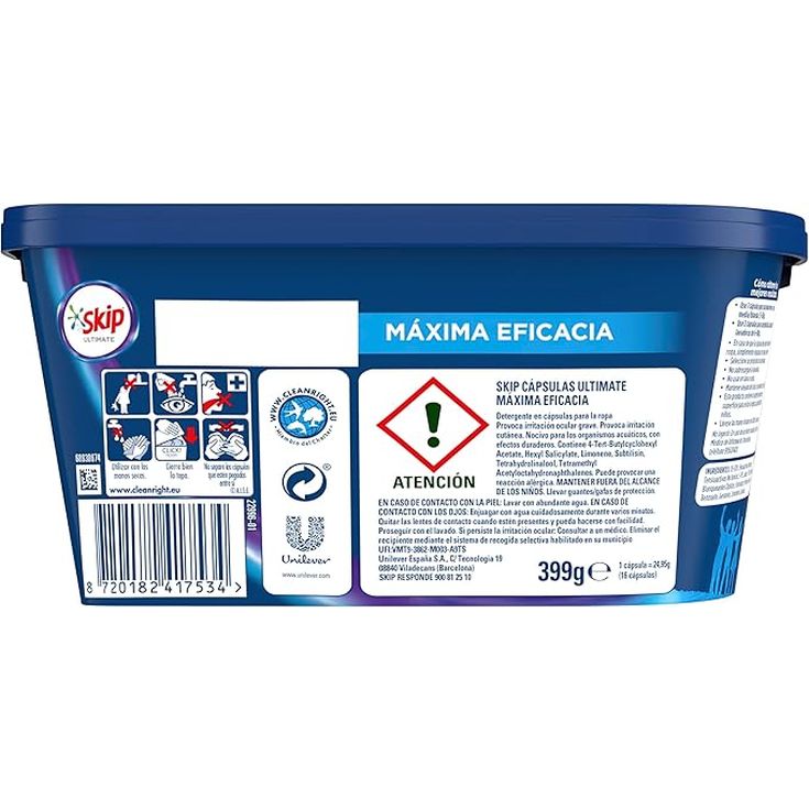 skip caps ultimate maxima eficacia 16uds