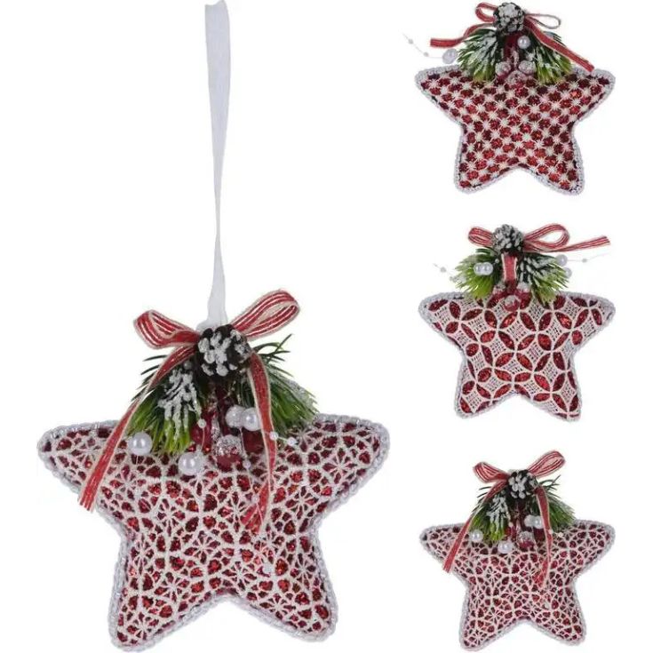 estrella de navidad 12 cm