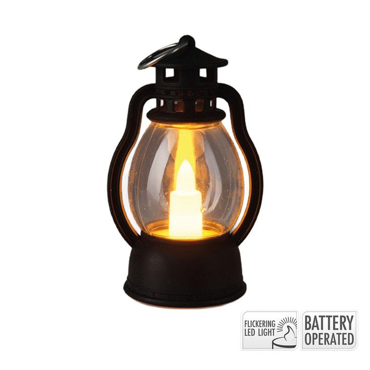 lampara aceite negro