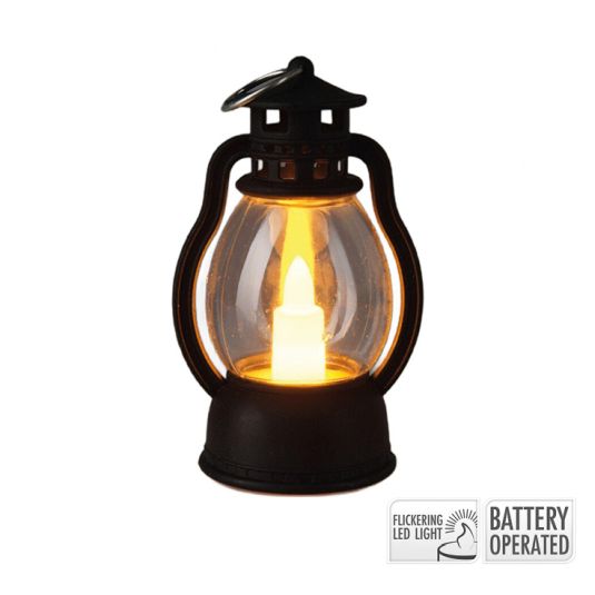 lampara aceite negro