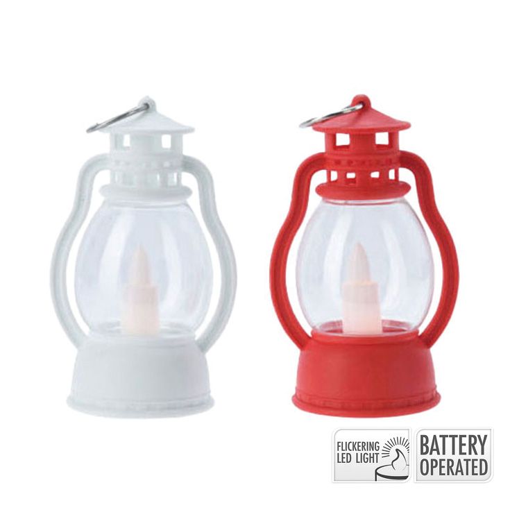 lampara aceite roja o blanca navidad