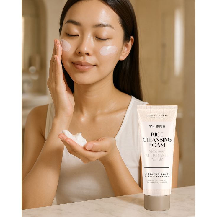 seoul glam arroz espuma limpiadora 200ml