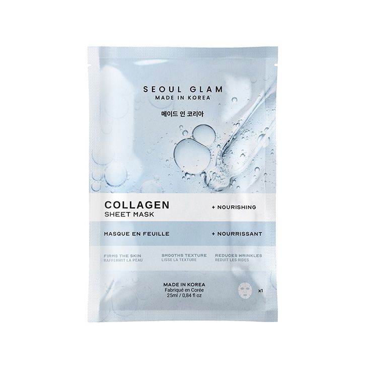seoul glam collagen sheet mascarilla facial
